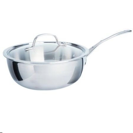 Calphalon Tri-Ply Stainless Steel 3-Quart Chefs Pan with Cover