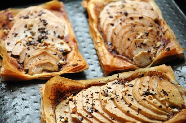 Pear Puff Pastry Tarts