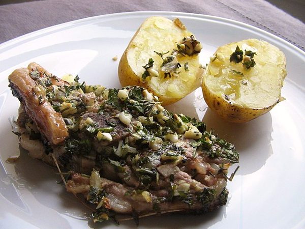 Roasted Lamb Saddle Recipe