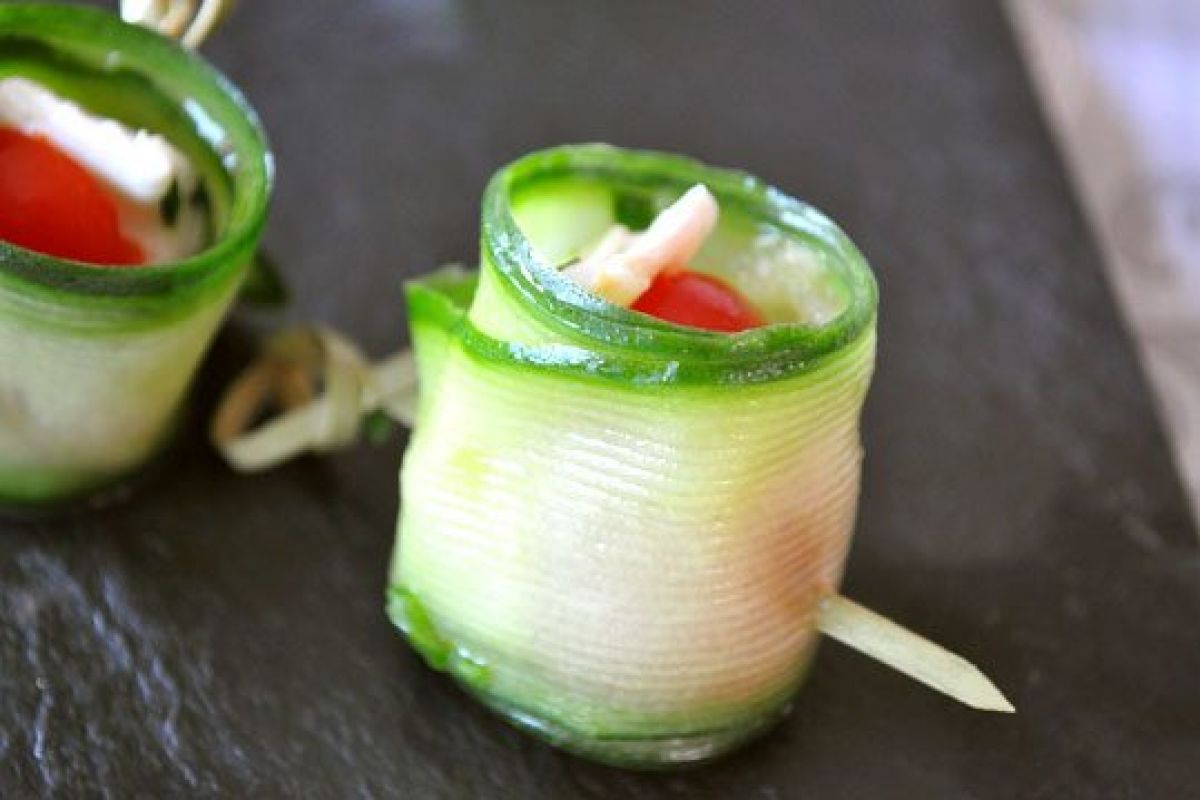 Cucumber And Goat Cheese Roll