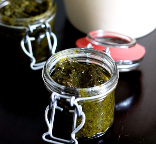 Arugula Pesto With Olive Oil