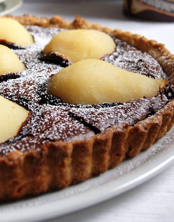 Chocolate Pear Tart Recipe