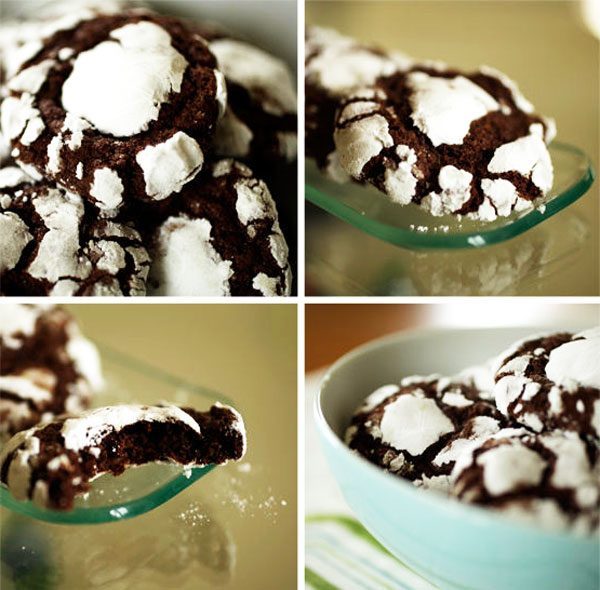 best chocolate crinkle cookies recipe image