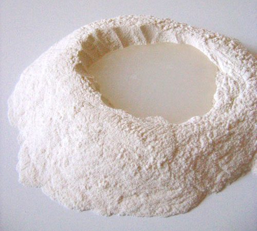 mixing the ingredients for puff pastry