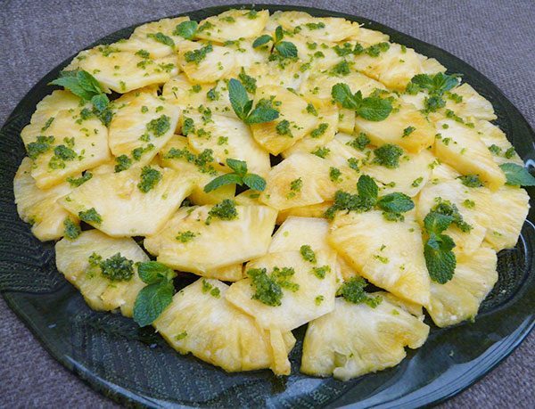 Easy Pineapple Carpaccio Recipe