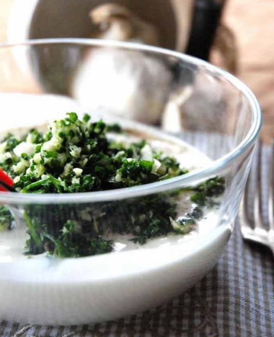 Herb Yogurt Sauce to Accompany grilled