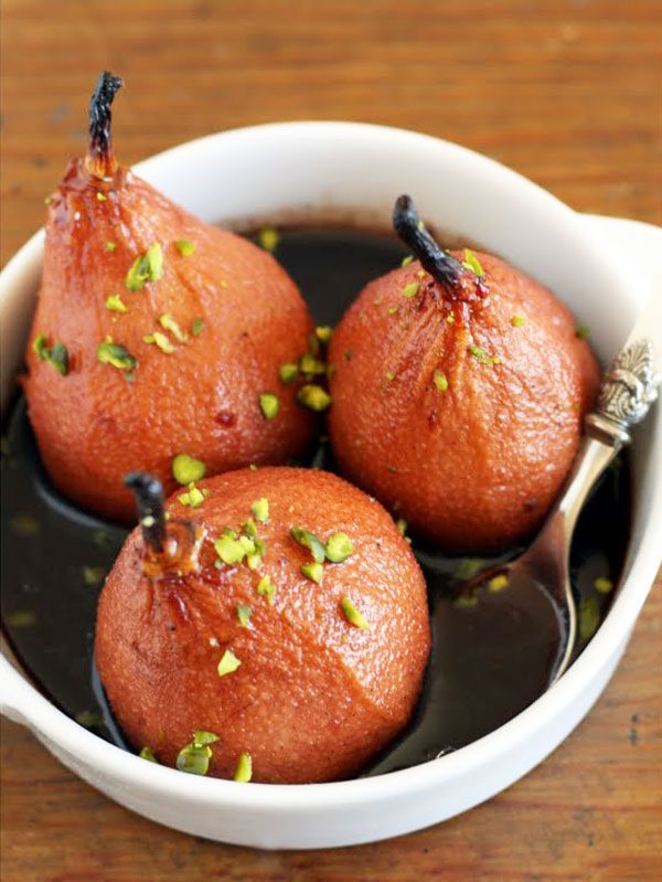 Recipe Goodness: Roasted Pears in Red Wine