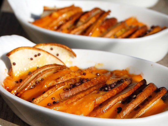 Pear gratin photo