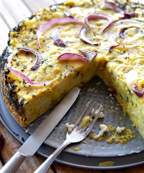Parmesan Cauliflower Cake