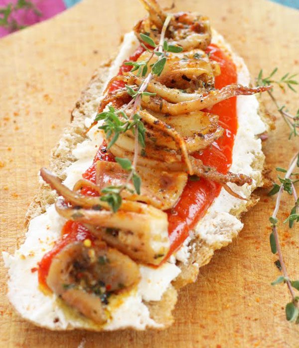 Grilled Squid Tapas recipe