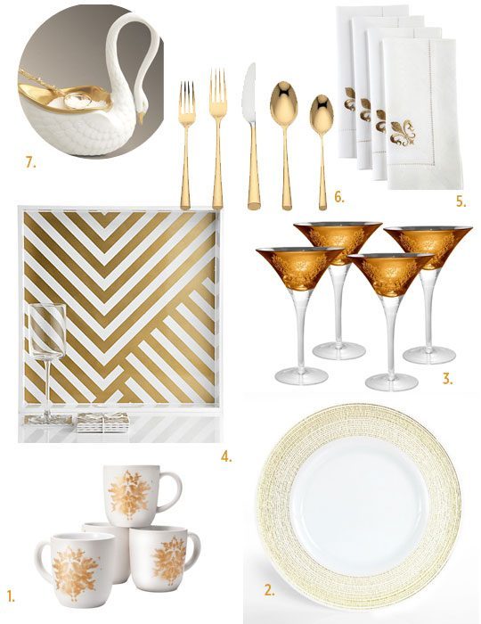Party Table Ideas: Setting a Golden Tablescape