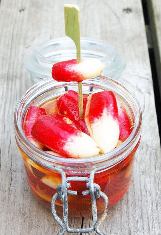 Quick Pickled Radishes
