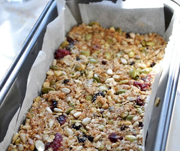 Honey & Coconut Granola Bars