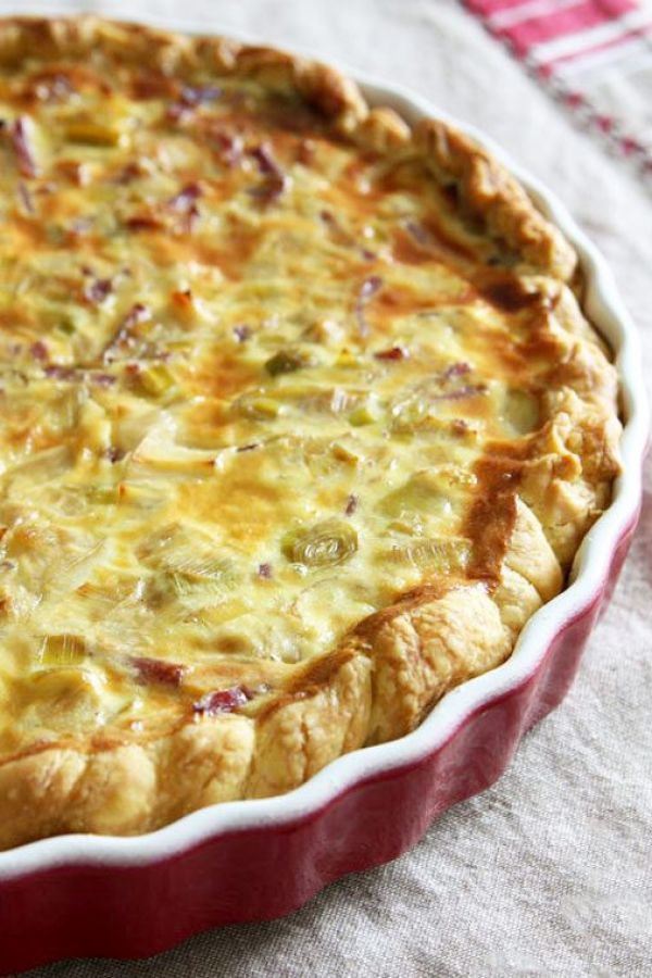 Bacon and Leek Quiche - #recipe by #eatwell101 - https://003.wrwe1r1zs3czx3c.workers.dev/bacon-and-leek-quiche-recipe