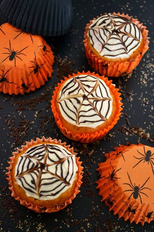 Halloween Pumpkin Cupcakes