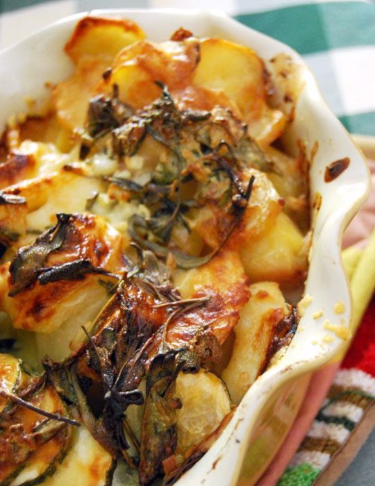 Sweet Potatoes Gratin