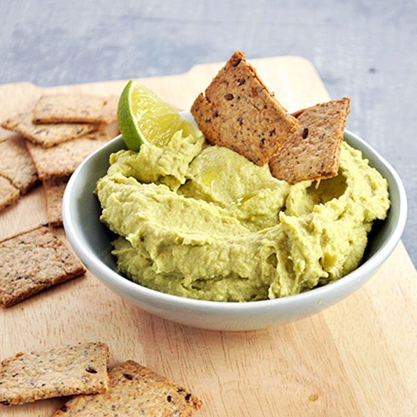 Creamy Avocado Hummus  Recipe