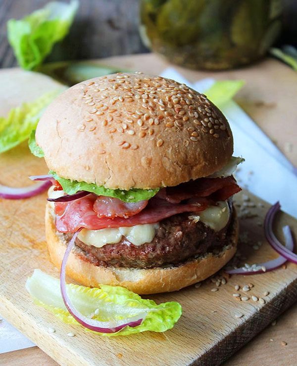 Bacon Beef Burgers