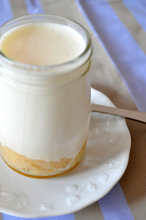 Homemade Pear Yogurts
