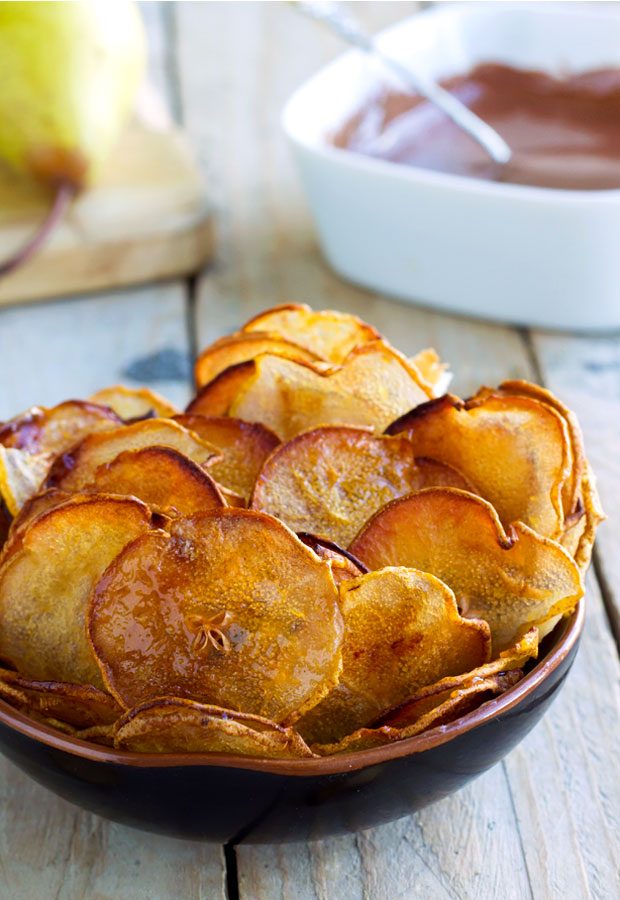 Baked Pear Chips