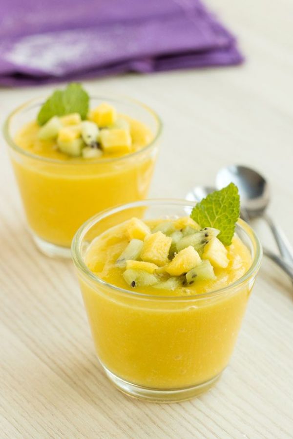 Chilled Mango Soup - #recipe by #eatwell101 - https://003.wrwe1r1zs3czx3c.workers.dev/chilled-kiwi-mango-soup-recipe