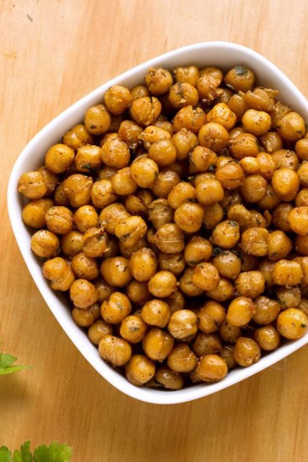 Spicy Roasted Chickpeas Snack - #recipe by #eatwell101 - https://003.wrwe1r1zs3czx3c.workers.dev/spicy-roasted-chickpeas-recipe