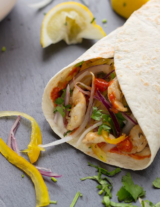 Healthy Chicken Wraps