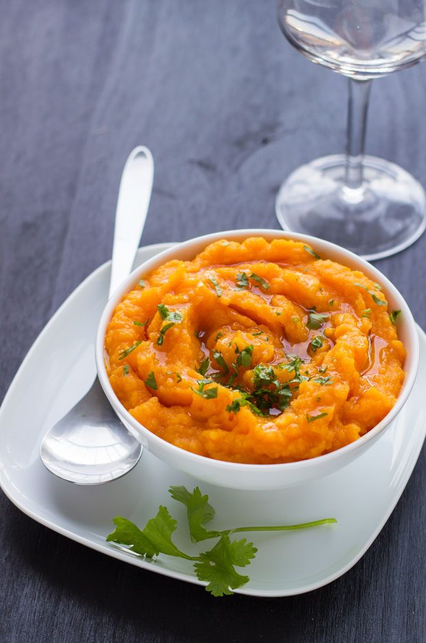Sweet Potato Mash with Parsnip