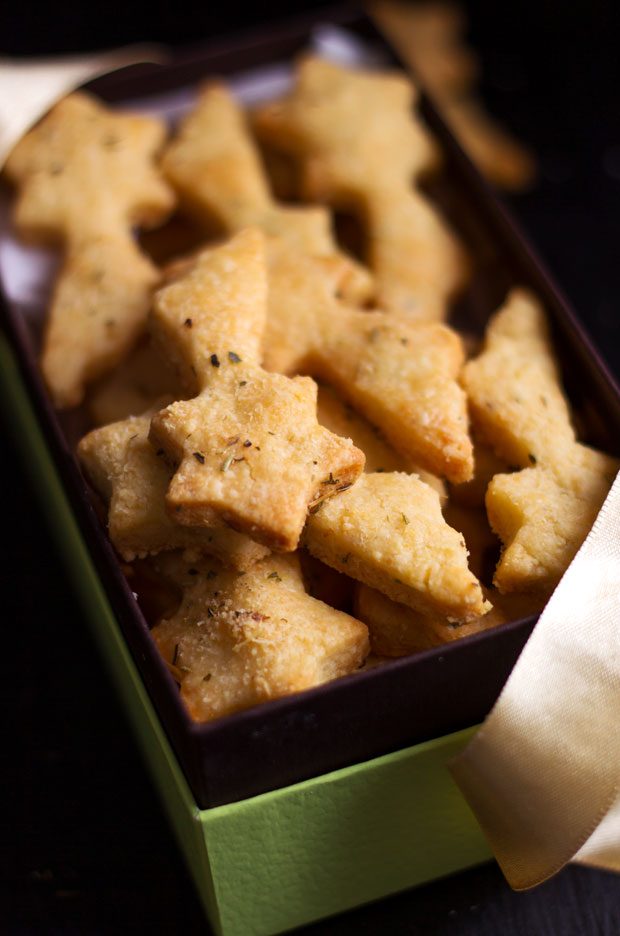 Parmesan Shortbread Cookies