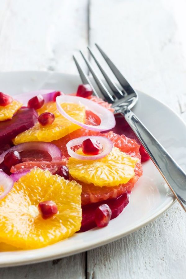 Beet & Citrus Salad - #recipe by #eatwell101 - https://003.wrwe1r1zs3czx3c.workers.dev/raw-beet-citrus-winter-salad-recipe