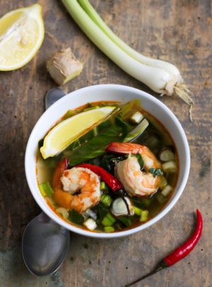 Bok Choy Shrimp Soup