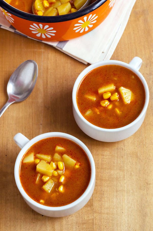 Spicy Potato Corn Chowder