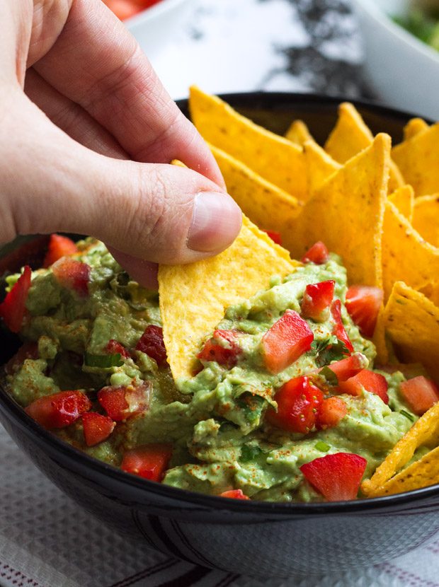 Chunky Strawberry Guacamole