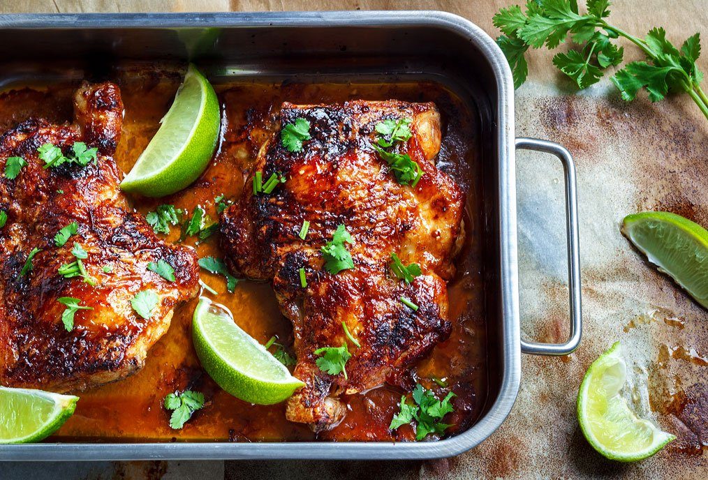 Roasted Chicken Leg Quarters