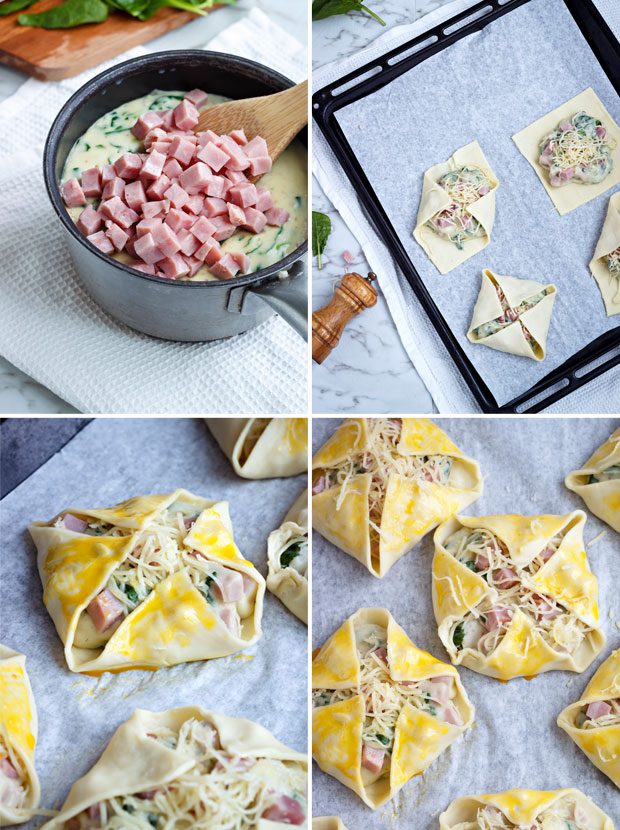 Make a hit for your next brunch with these ham & cheese puffs. eatwell101.com