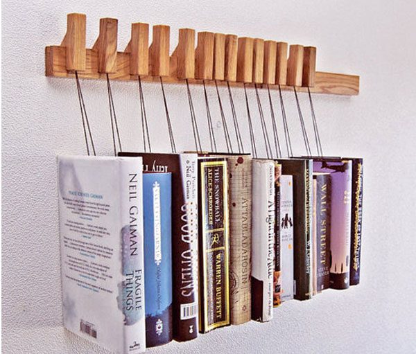 cookbook hanging rack