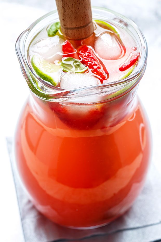 Strawberry Iced Tea Cooler
