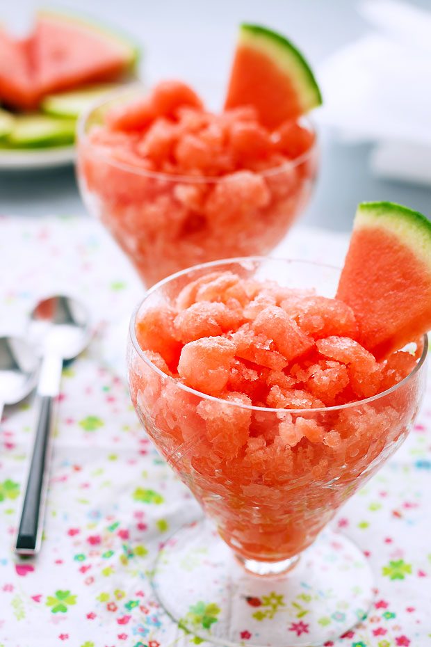 Watermelon lime Granita recipe