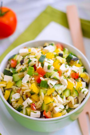 Greek Orzo Pasta Salad