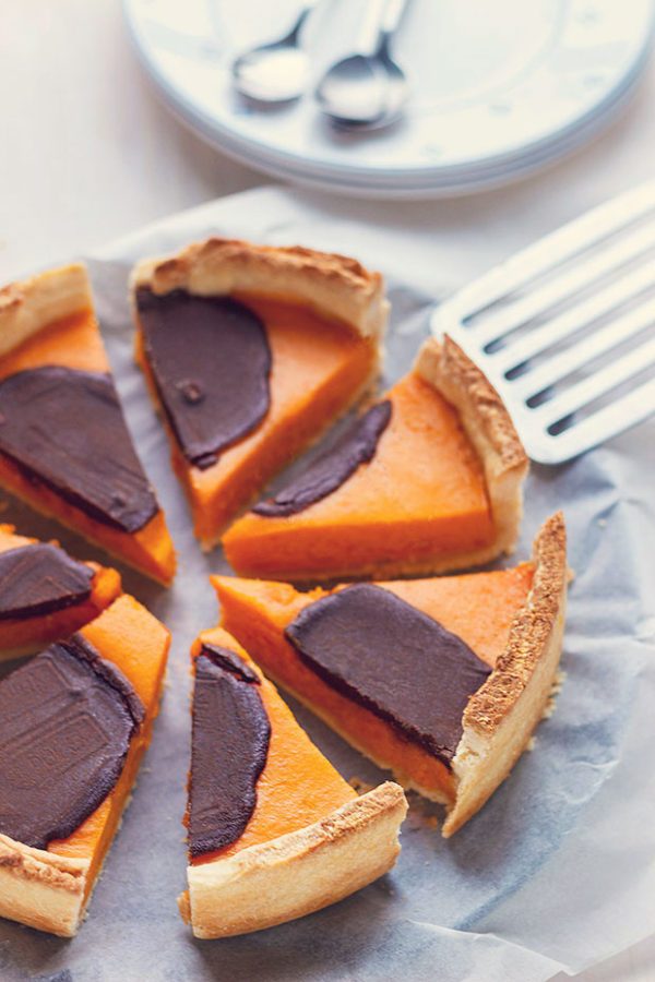 Chocolate Red Kuri Pumpkin Pie - #recipe by #eatwell101 - https://003.wrwe1r1zs3czx3c.workers.dev/red-kuri-pumpkin-pie-recipe