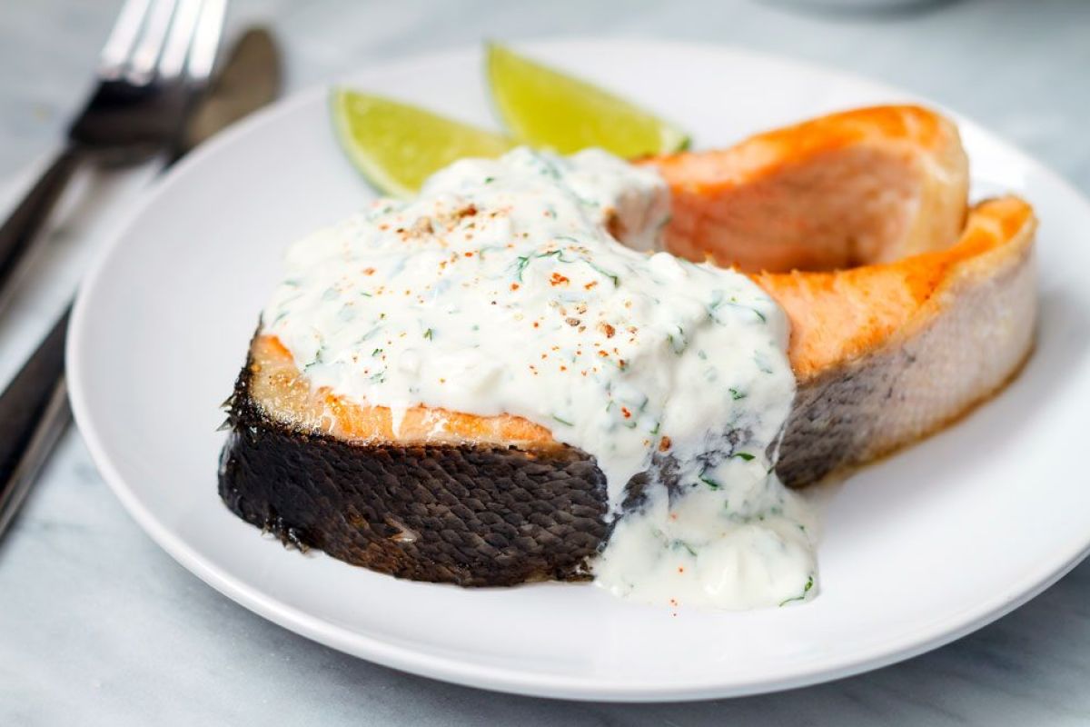 Grilled Salmon Steak Recipe