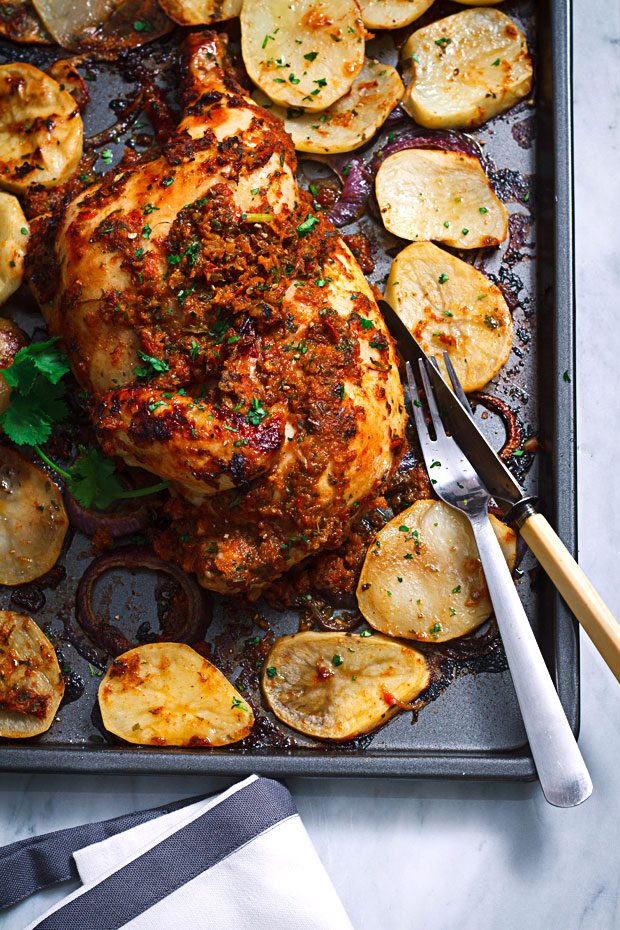 simple oven roasted chicken