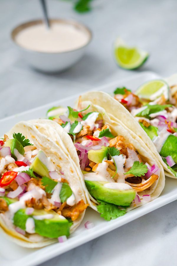 Easy Chicken Tacos - #recipe by #eatwell101 - https://003.wrwe1r1zs3czx3c.workers.dev/chicken-tacos-recipe