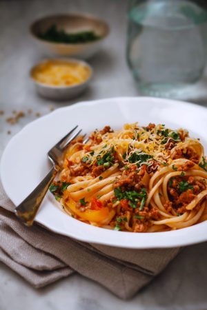 Beef Ragû with Spaghetti