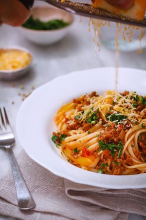 Beef Ragû with Spaghetti