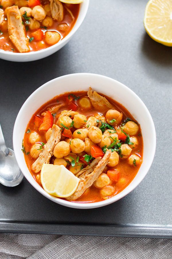 Chicken Chickpea Soup - #recipe by #eatwell101 - https://003.wrwe1r1zs3czx3c.workers.dev/chickpea-chicken-soup-recipe