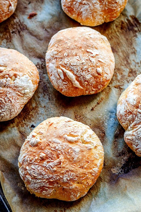 No-knead Bread Rolls - #recipe by #eatwell101 - https://003.wrwe1r1zs3czx3c.workers.dev/no-knead-bread-rolls-recipe