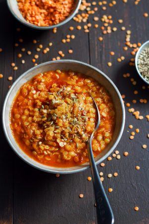 15-Minute Red Lentil Soup