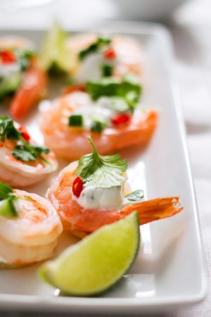 Tzatziki Shrimp Chips Bites
