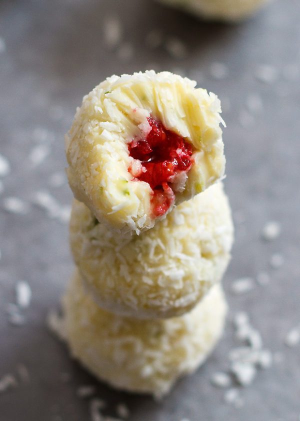 raspberry white chocolate truffles recipe